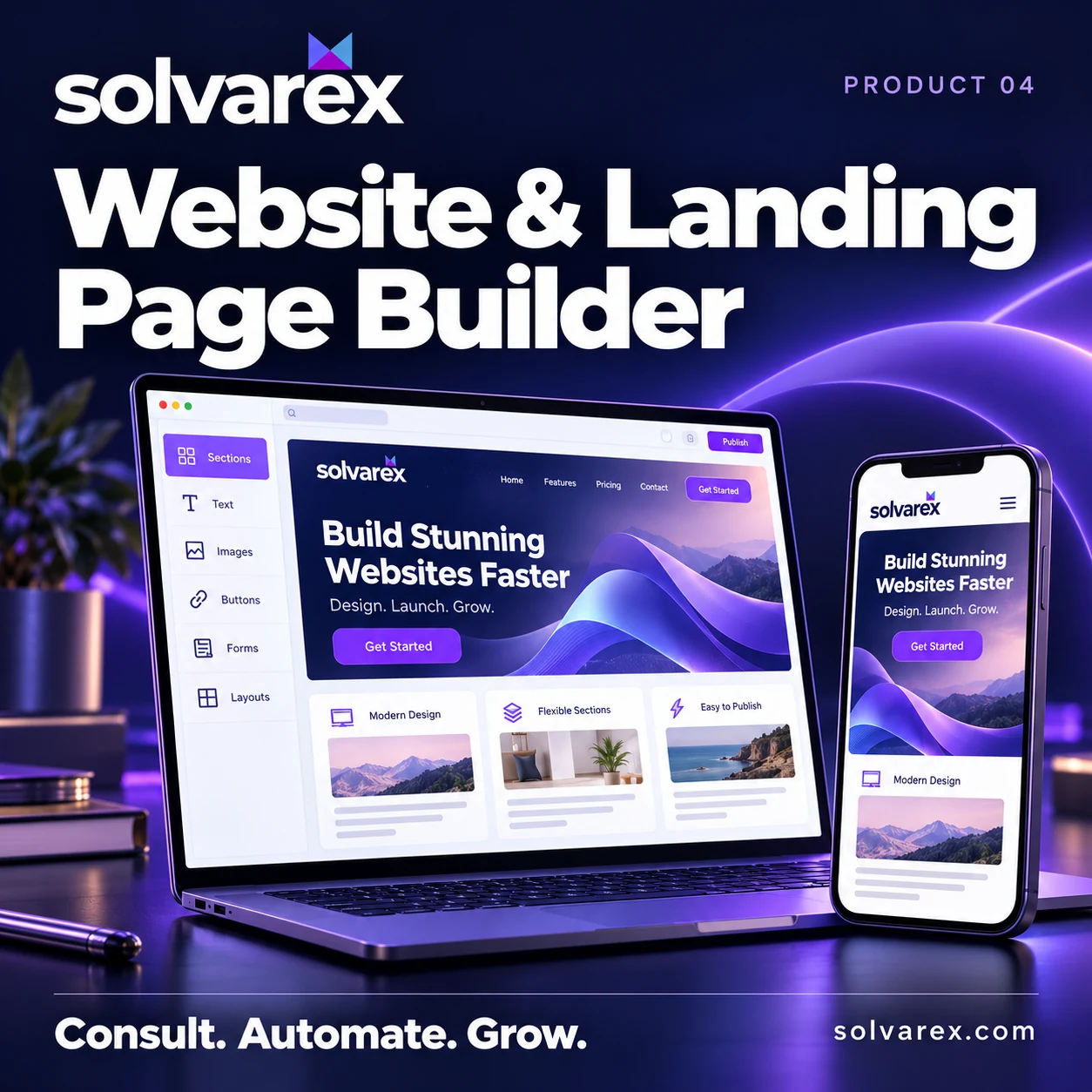 Website & Landing Page Builder